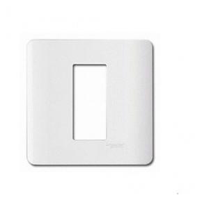 Schneider ZENcelo 1M Grid & 1M Cover Plate White IN8401C